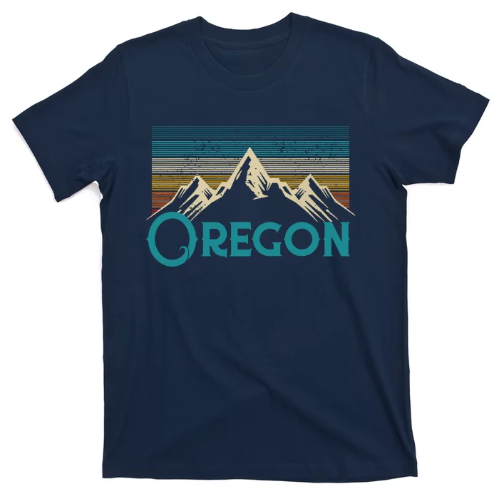 Oregon Vintage Mountains Retro Hiking Souvenir Gift T-Shirt