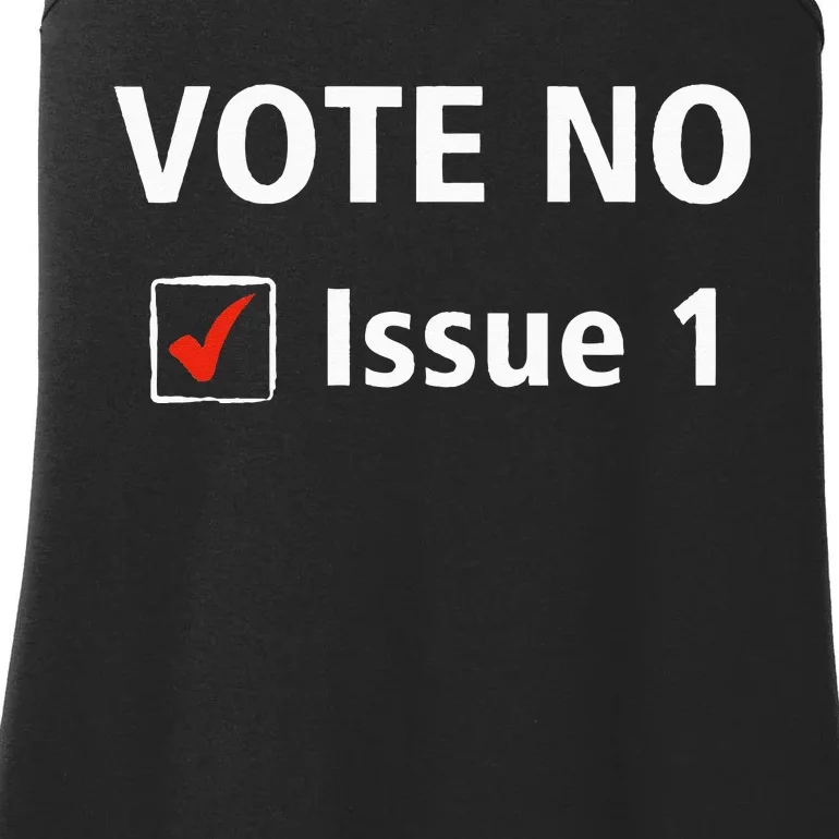 Ohio Vote No Issue 1 Ladies Essential Tank