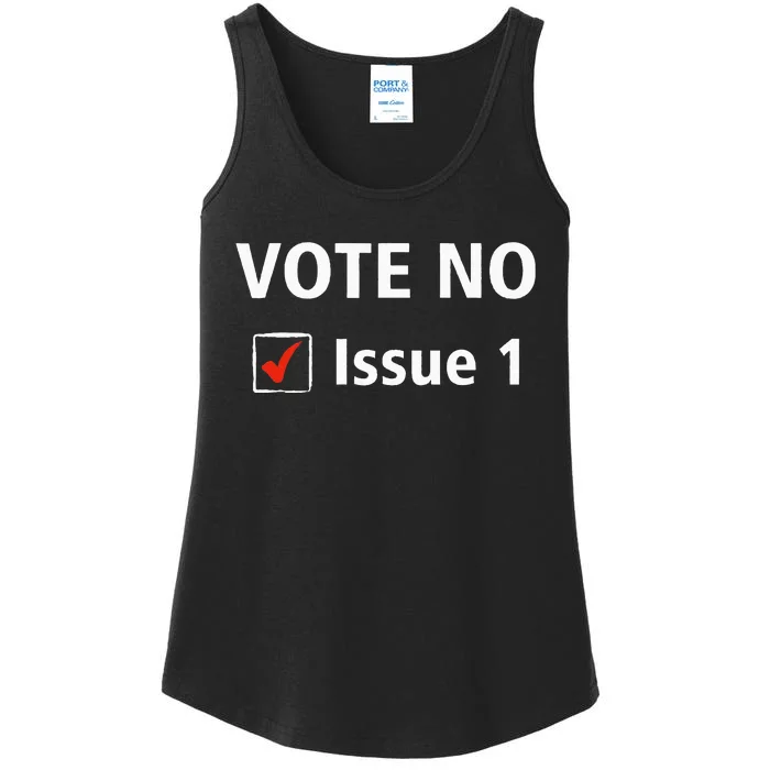 Ohio Vote No Issue 1 Ladies Essential Tank