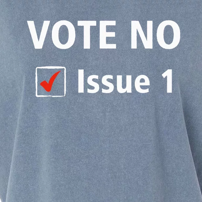 Ohio Vote No Issue 1 Garment-Dyed Women's Muscle Tee