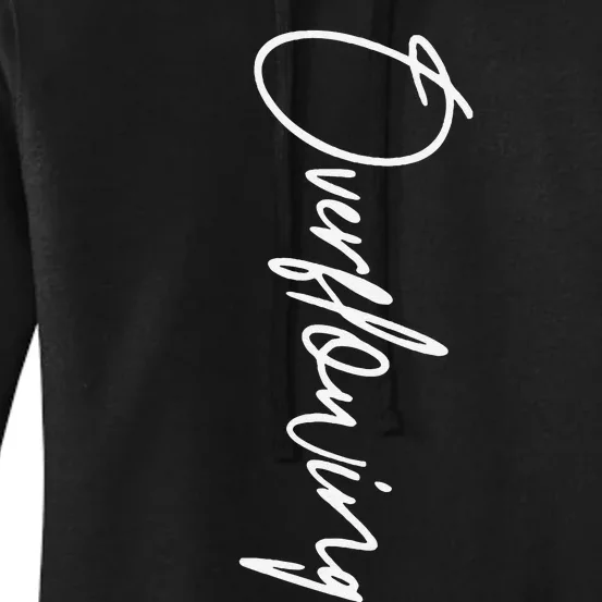 Overflowing Vertical Women's Pullover Hoodie