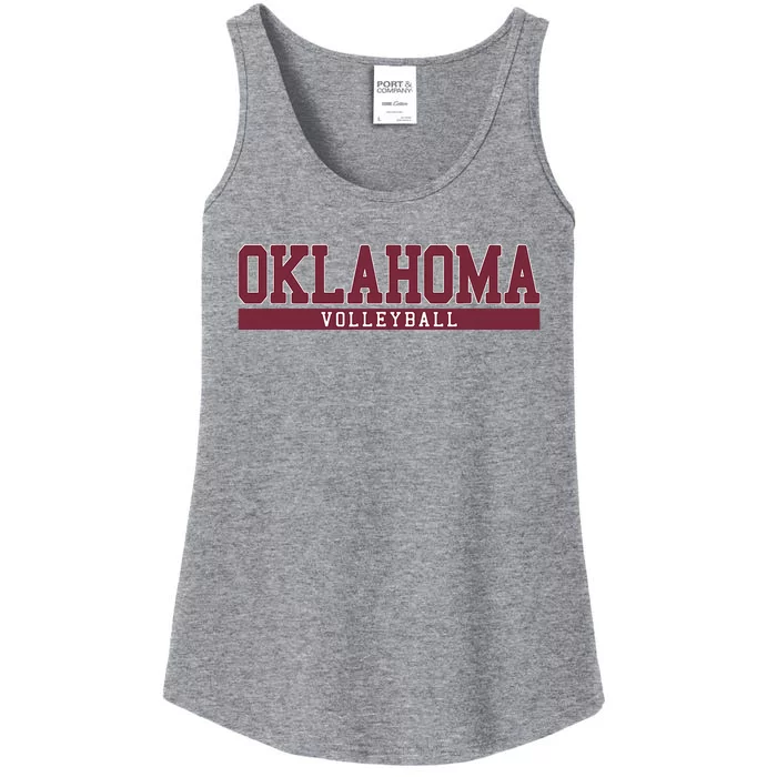 Oklahoma Volleyball Ladies Essential Tank