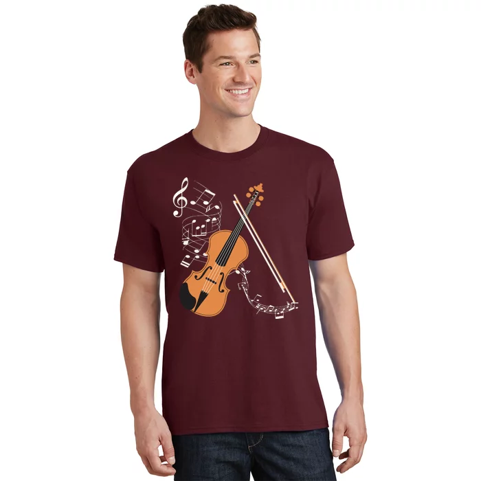 Orchestra Violin Player Gift Musical Instrument Violin T-Shirt