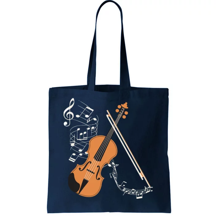 Orchestra Violin Player Gift Musical Instrument Violin Tote Bag