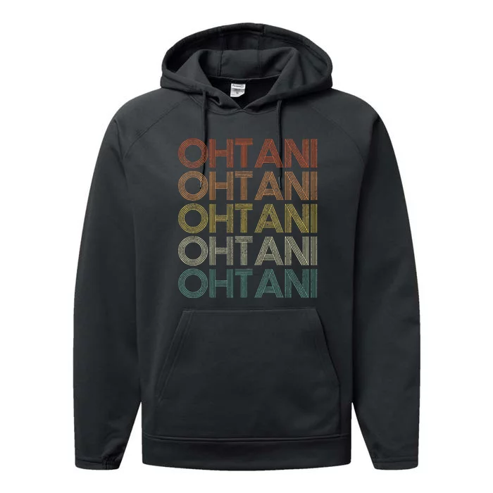 Ohtani Vintage Retro Performance Fleece Hoodie