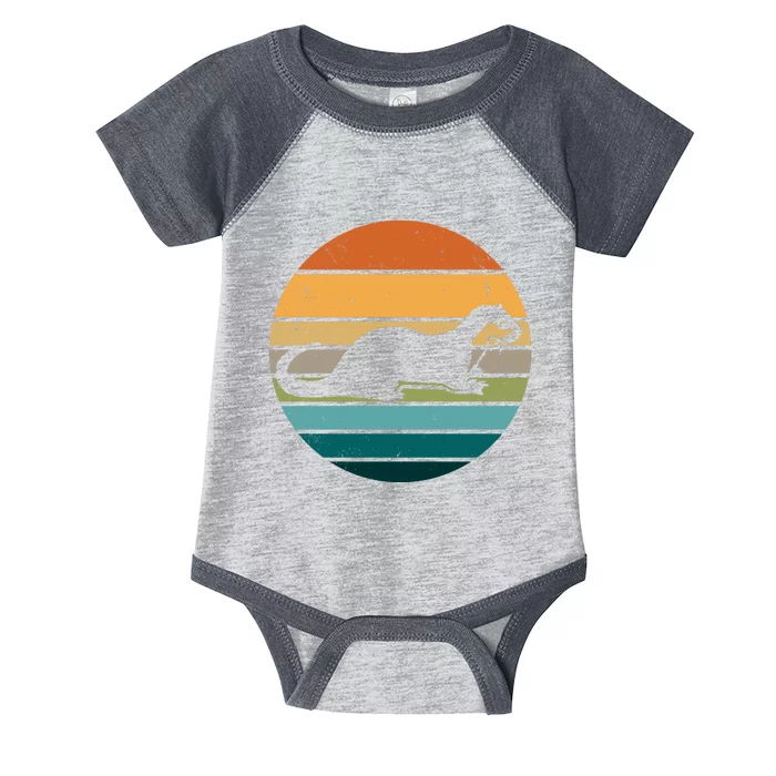 Otter Vintage Retro Logo Infant Baby Jersey Bodysuit