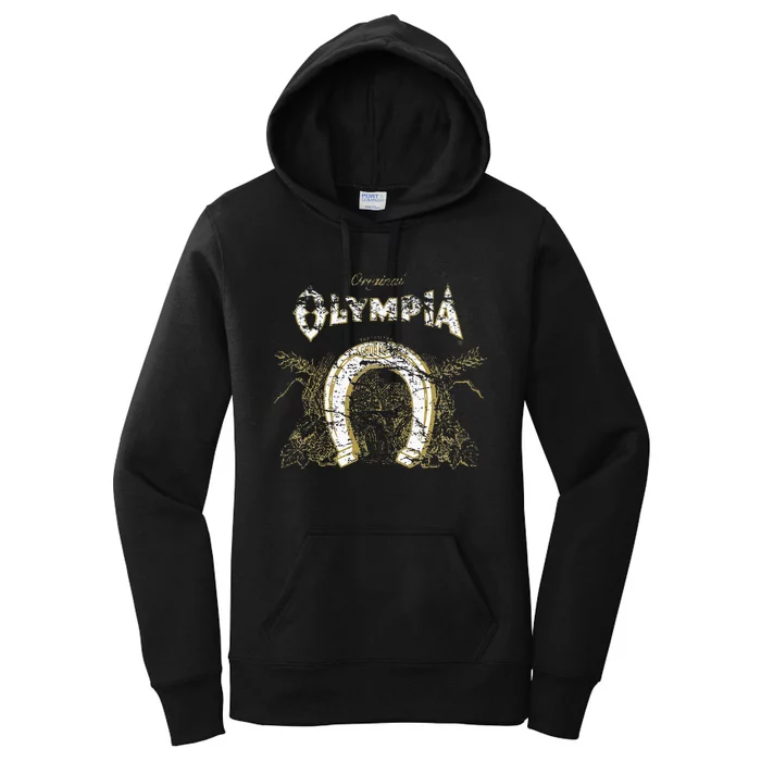 Olympia Vintage Style Pale Women's Pullover Hoodie