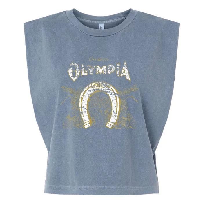 Olympia Vintage Style Pale Garment-Dyed Women's Muscle Tee