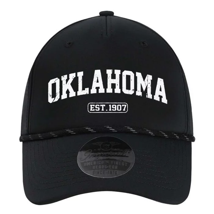 Oklahoma Vintage State Athletic Style Performance The Dyno Cap