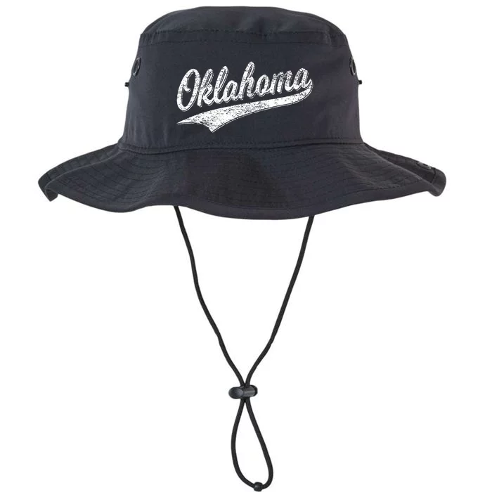 Oklahoma Varsity Script Classic Sports Athletic Jersey Style Legacy Cool Fit Booney Bucket Hat