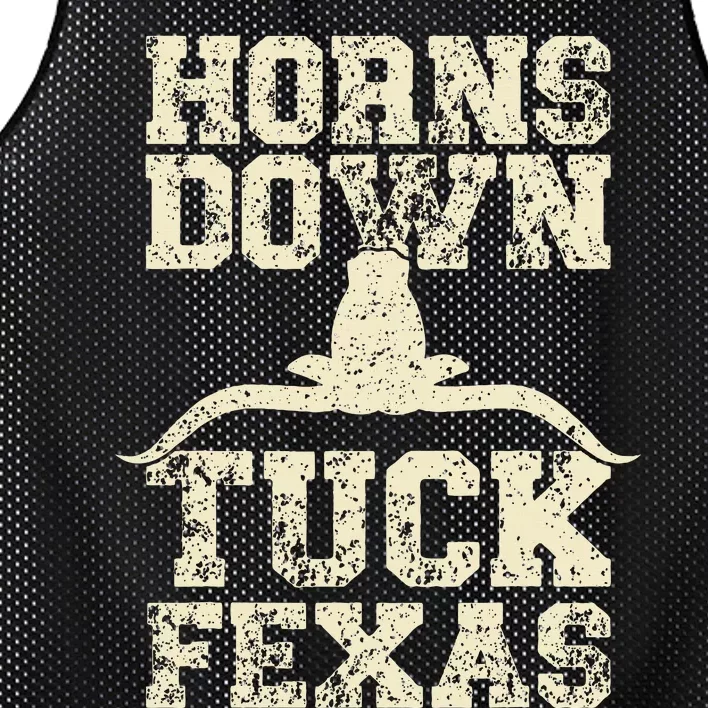 Oklahoma vs Texas Rivalry Horns Down Tuck Fexas Mesh Reversible Basketball Jersey Tank