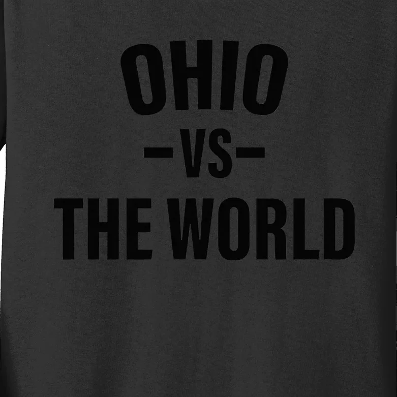 Ohio vs the World Kids Long Sleeve Shirt