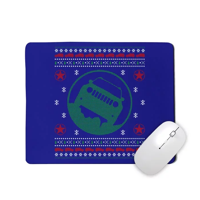 Offroad Vehicle Ugly Christmas Outdoor Gift Mousepad