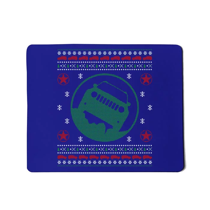 Offroad Vehicle Ugly Christmas Outdoor Gift Mousepad