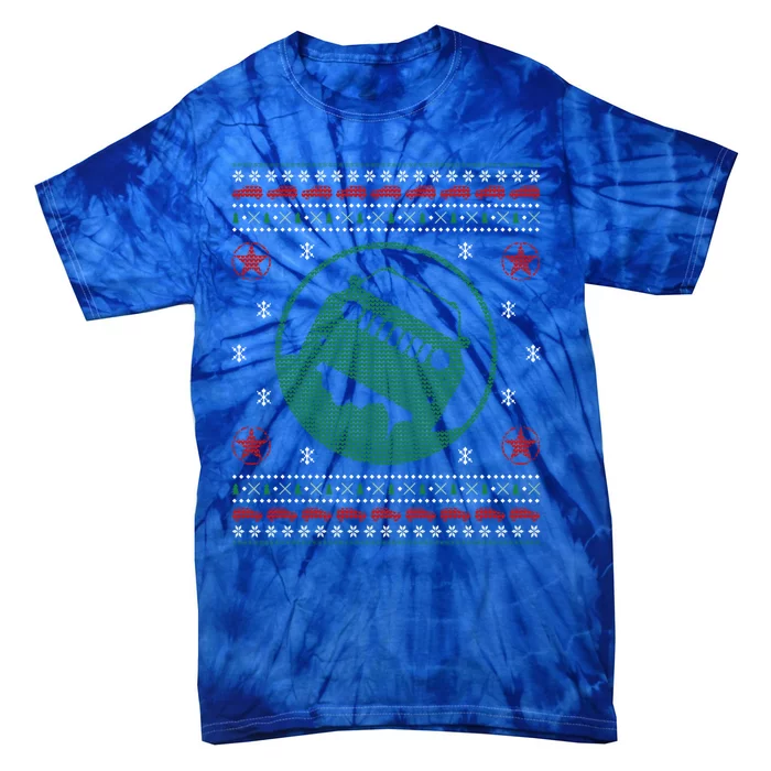 Offroad Vehicle Ugly Christmas Outdoor Gift Tie-Dye T-Shirt