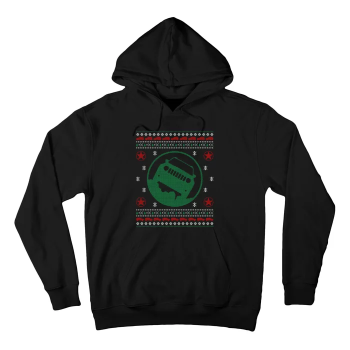 Offroad Vehicle Ugly Christmas Sweater Outdoor Hoodie