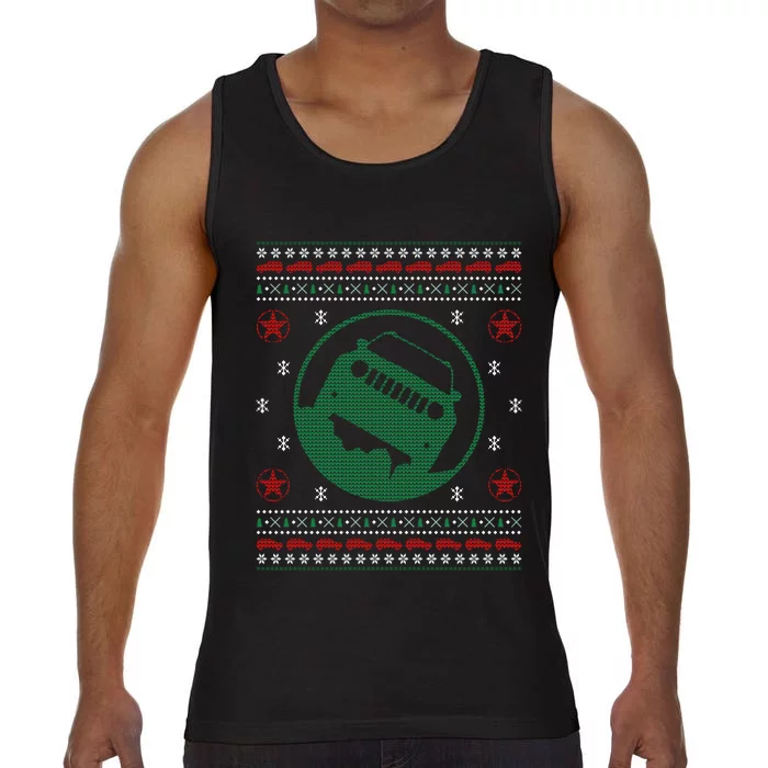 Offroad Vehicle Ugly Christmas Sweater Outdoor Comfort Colors® Tank Top