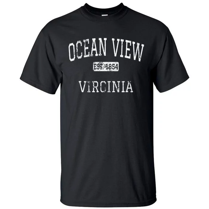 Ocean View Virginia VA Vintage Tall T-Shirt