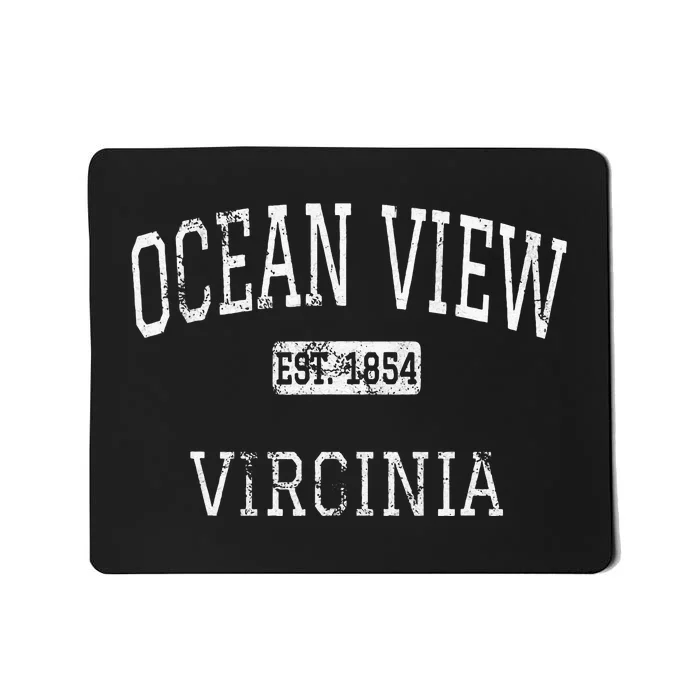 Ocean View Virginia VA Vintage Mousepad