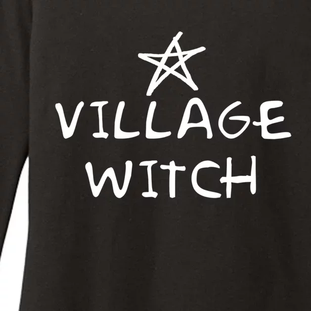 Occult Wicca And Pagan Witchcraft Wiccan Village Witch Cool Gift Womens CVC Long Sleeve Shirt