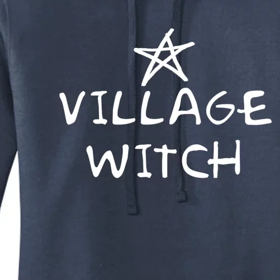 Occult Wicca And Pagan Witchcraft Wiccan Village Witch Cool Gift Women's Pullover Hoodie