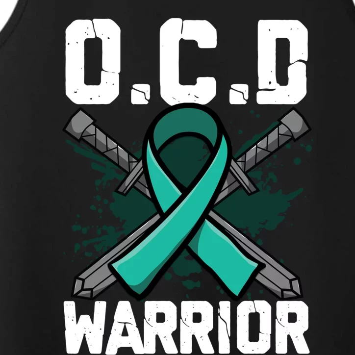 Ocd Warrior Cool Gift Ocd Awareness Gift Performance Tank