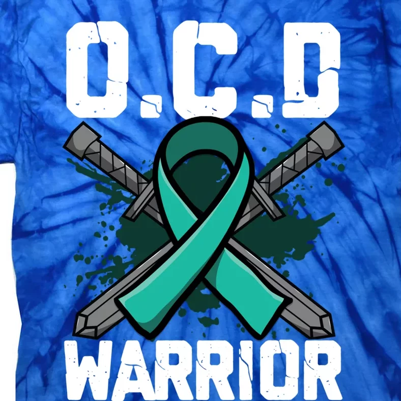 Ocd Warrior Cool Gift Ocd Awareness Gift Tie-Dye T-Shirt