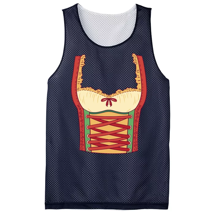 Oktoberfest Woman Costume Mesh Reversible Basketball Jersey Tank