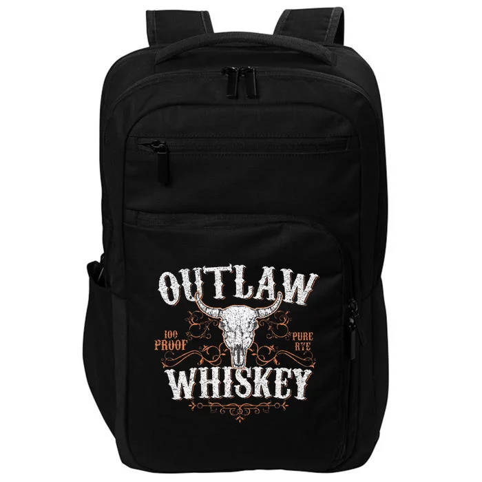 Outlaw Whiskey Country Vintage Impact Tech Backpack