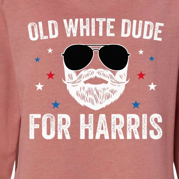 Old White Dude For Harris Comma La 2024 White Beard Premium Womens California Wash Sweatshirt