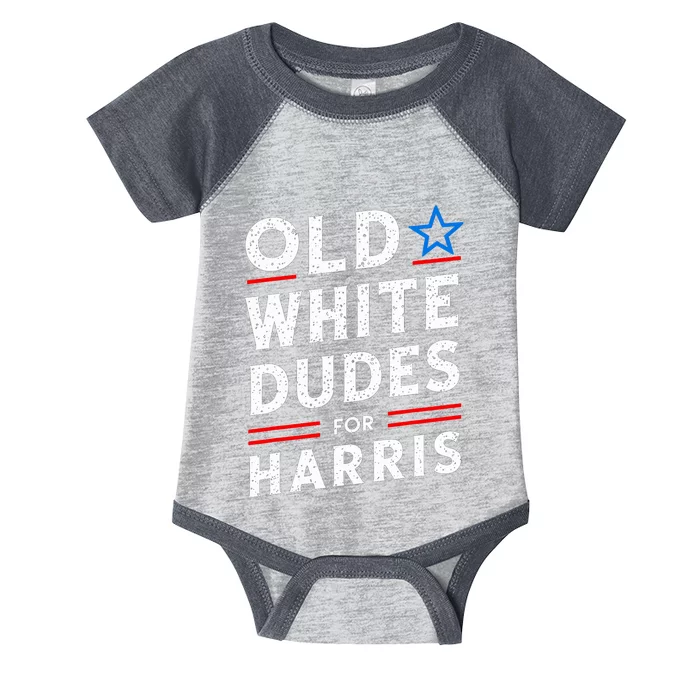 Old White Dudes For Harris Kamala 2024 Infant Baby Jersey Bodysuit