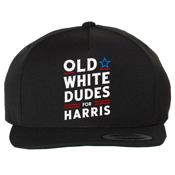 Old White Dudes For Harris Kamala 2024 Wool Snapback Cap