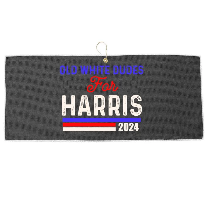 Old White Dude For Harris Large Microfiber Waffle Golf Towel