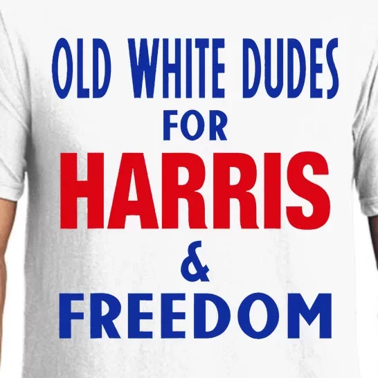 Old White Dudes For Harris And Freedom Vote President 2024 Pajama Set