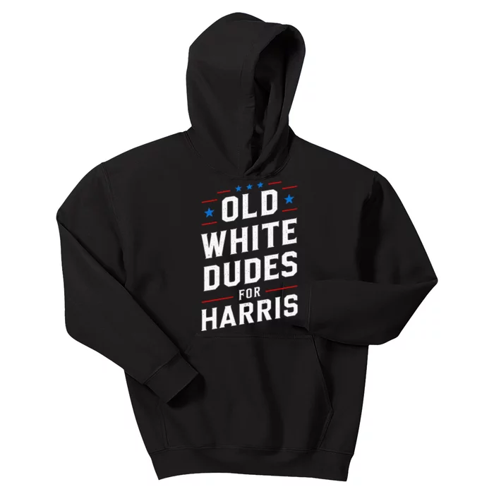 Old White Dudes For Harris Kamala 2024 Kids Hoodie