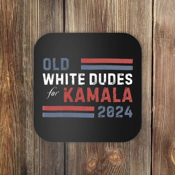 Old White Dudes For Kamala Coaster