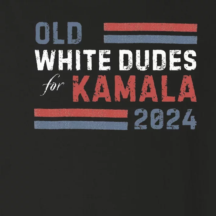 Old White Dudes For Kamala Toddler Long Sleeve Shirt