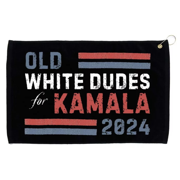 Old White Dudes For Kamala Grommeted Golf Towel