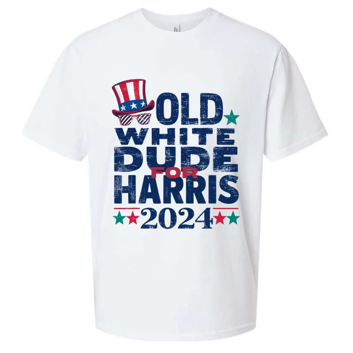 Old White Dude For Kamala Harris First Female President Sueded Cloud Jersey T-Shirt