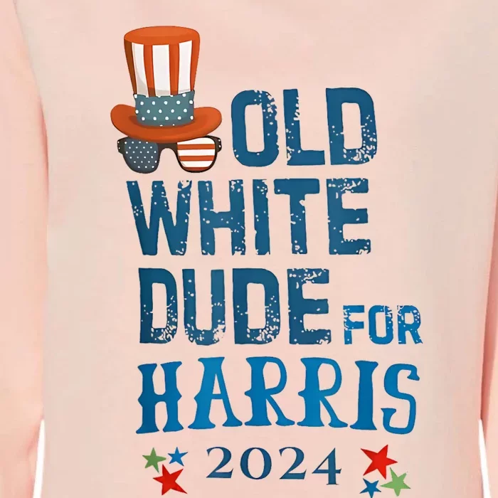 Old White Dude For Kamalaharris President 2024 Womens California Wash Sweatshirt