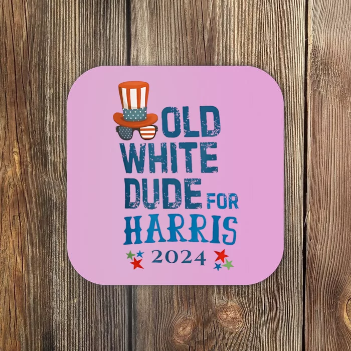 Old White Dude For Kamalaharris President 2024 Coaster