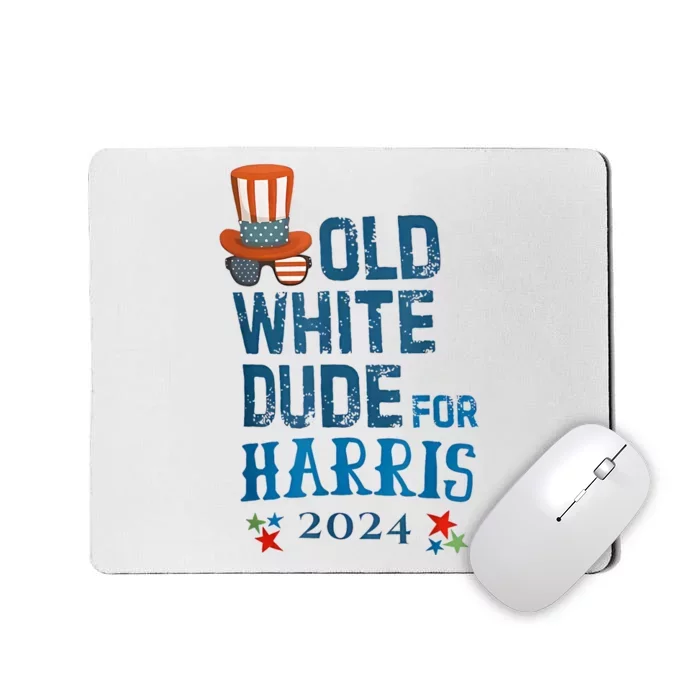 Old White Dude For Kamalaharris President 2024 Mousepad