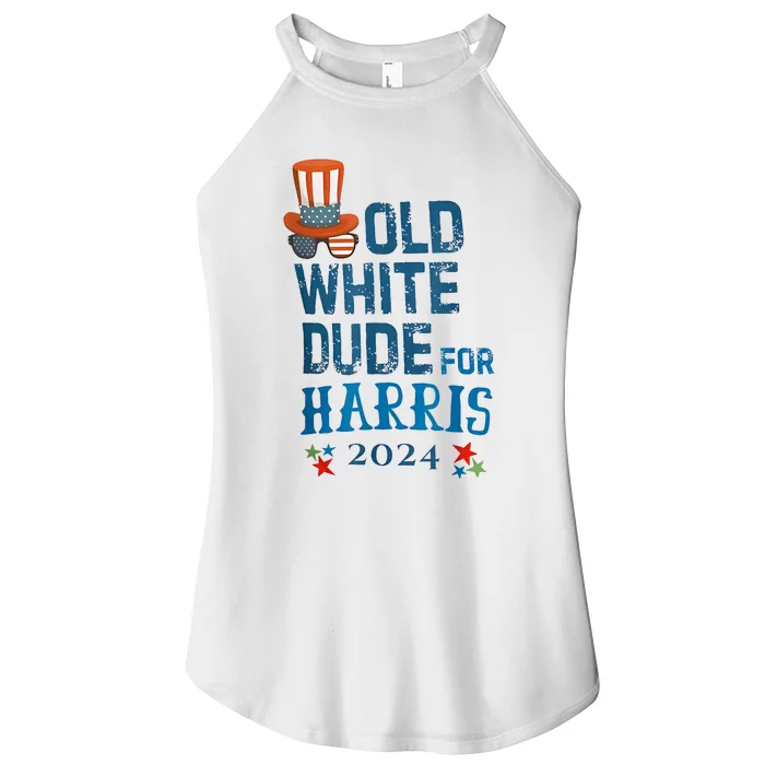 Old White Dude For Kamalaharris President 2024 Women’s Perfect Tri Rocker Tank