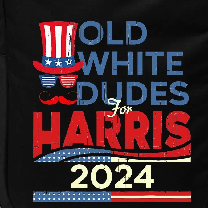 Old White Dude For Kamala Harris First Female President Impact Tech Backpack