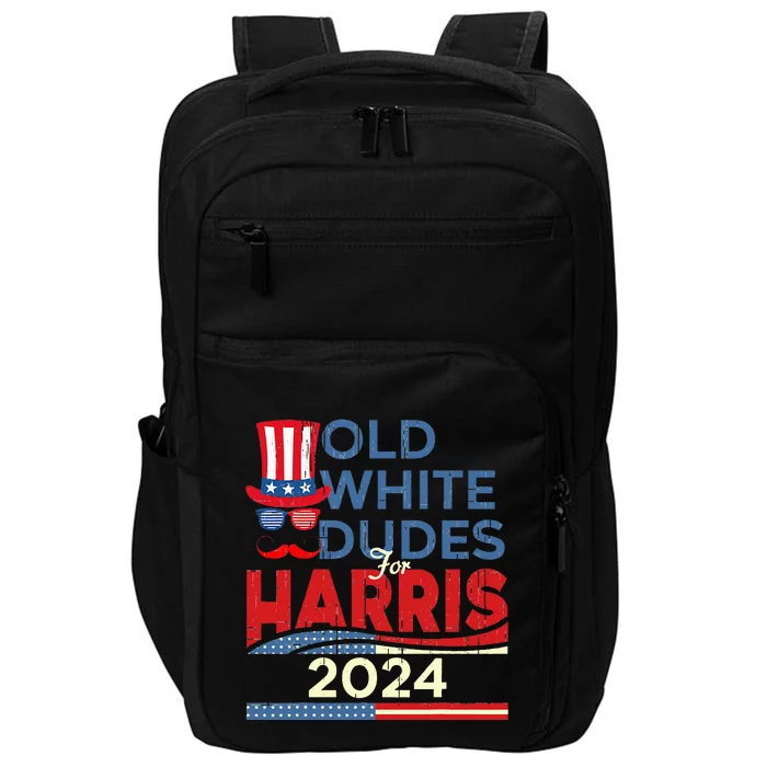 Old White Dude For Kamala Harris First Female President Impact Tech Backpack