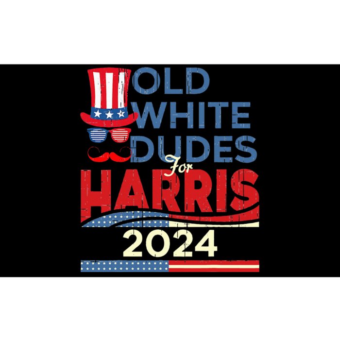 Old White Dude For Kamala Harris First Female President Bumper Sticker