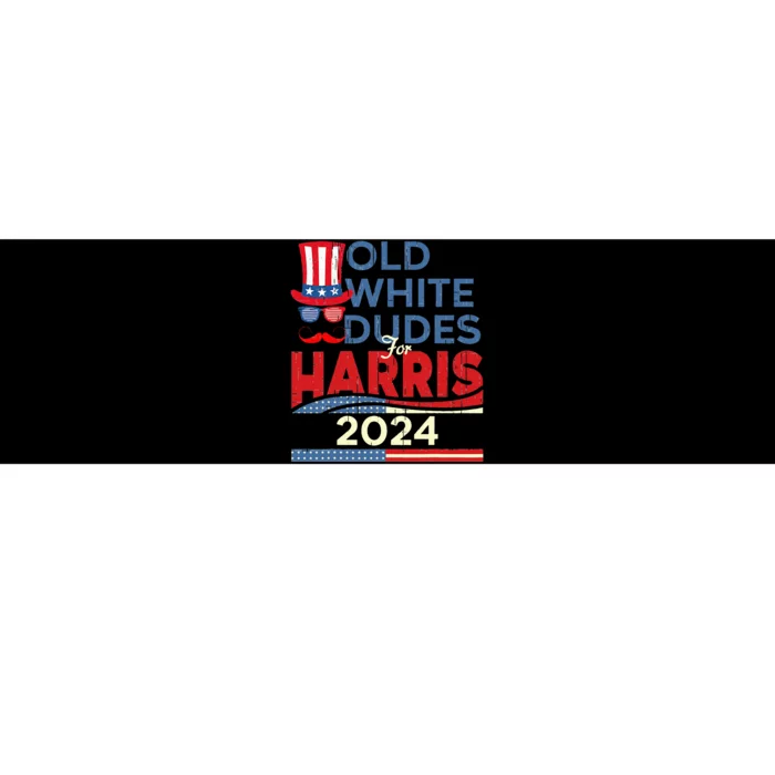 Old White Dude For Kamala Harris First Female President Bumper Sticker