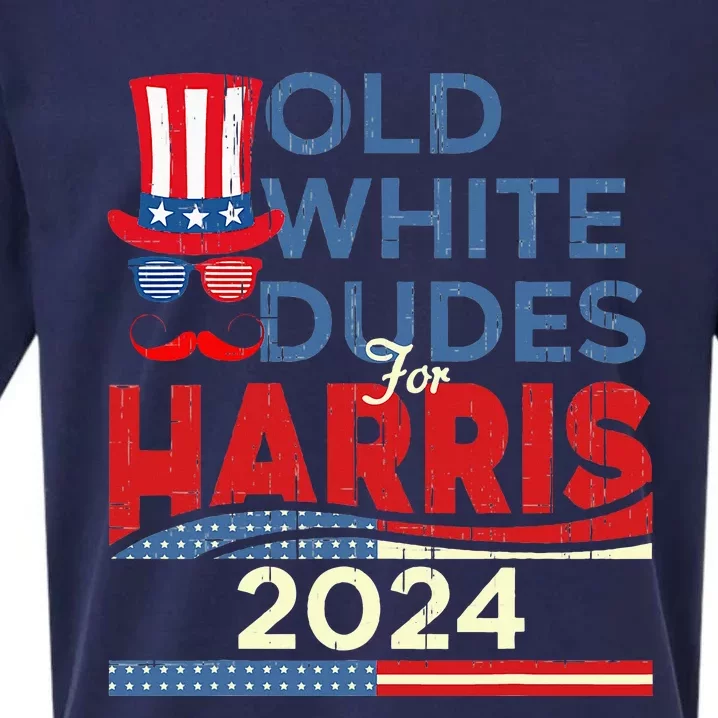 Old White Dude For Kamala Harris First Female President Sueded Cloud Jersey T-Shirt