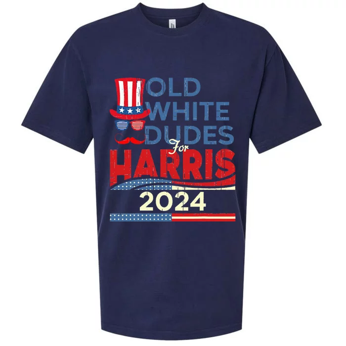 Old White Dude For Kamala Harris First Female President Sueded Cloud Jersey T-Shirt