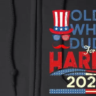 Old White Dude For Kamalaharris First Female President Full Zip Hoodie